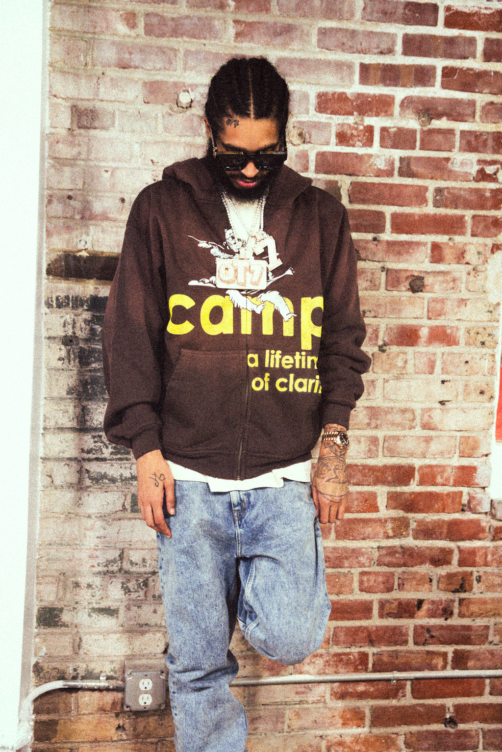 "LTC" Choc Zip Hoodie