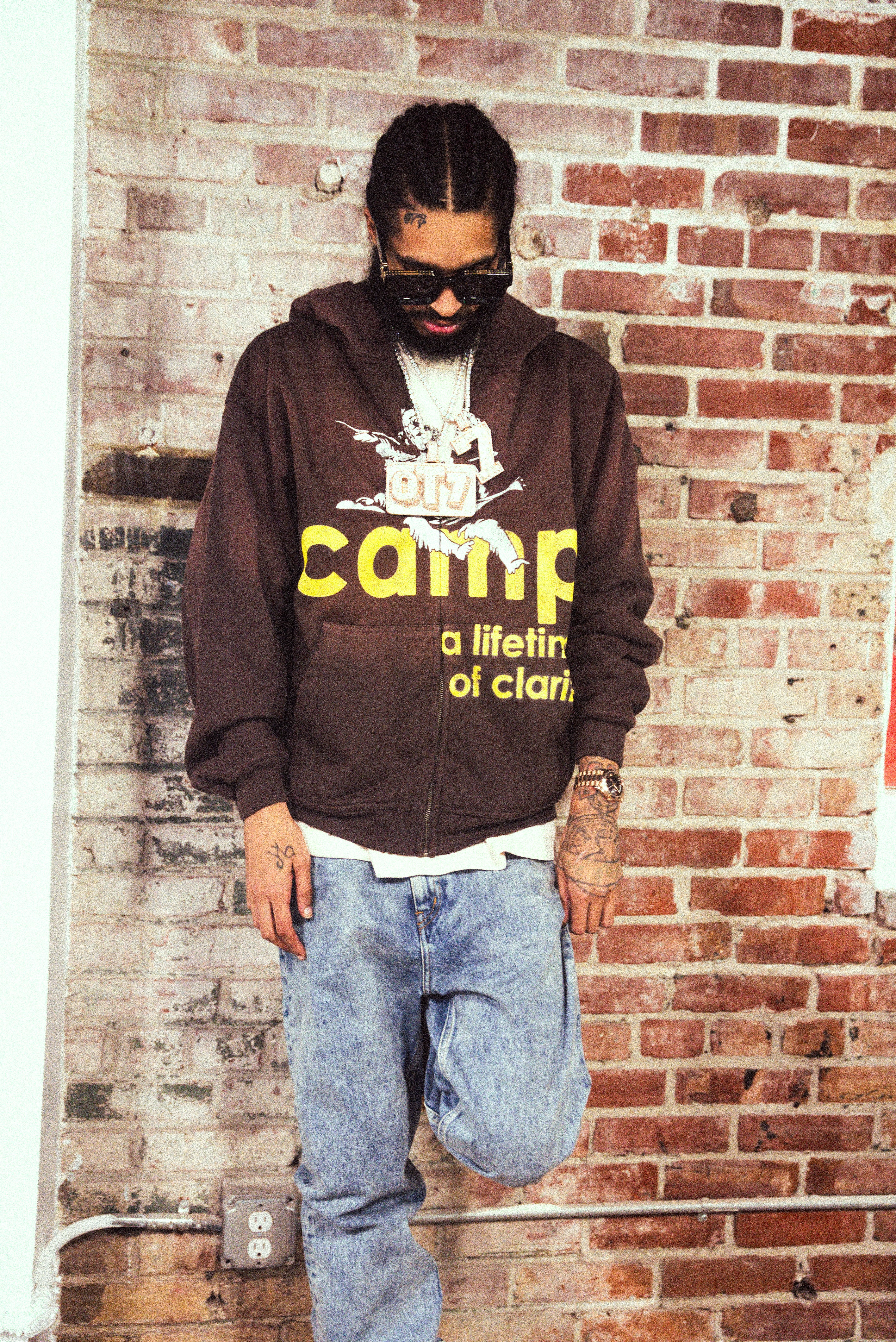 "LTC" Choc Zip Hoodie