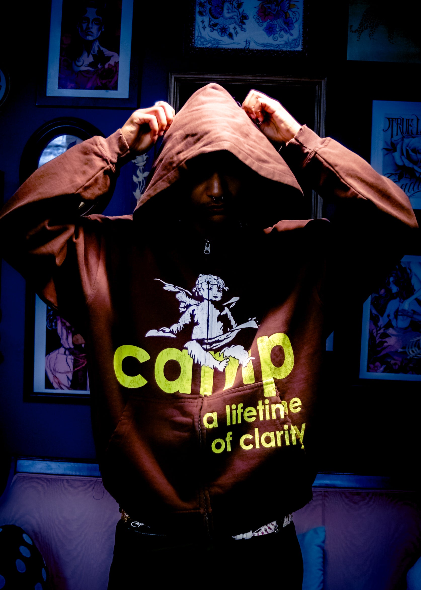 "LTC" Choc Zip Hoodie