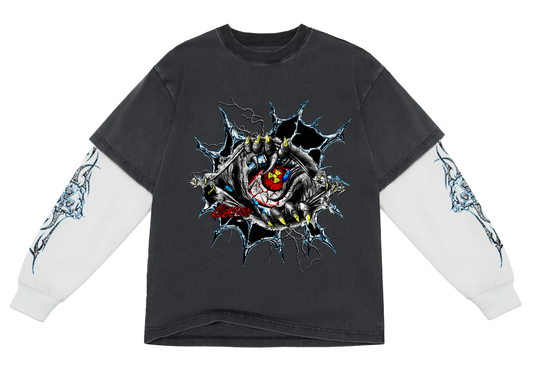 "Eternal Blink" Double layered Tee